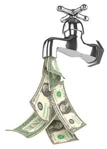 money water faucet