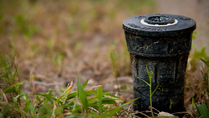 sprinkler head turned off